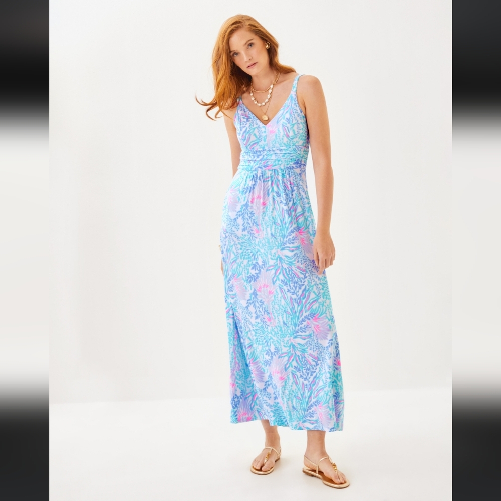 Lilly Pulitzer Blake Dress In Via Del Mar Size 2 Like New